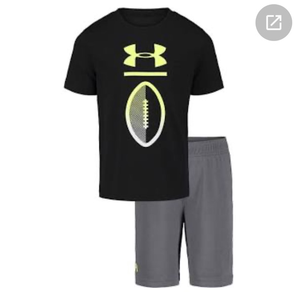 UNDER ARMOUR BOYS SIZE 4 MATCHING TWO PIECE SET - Picture 1 of 6